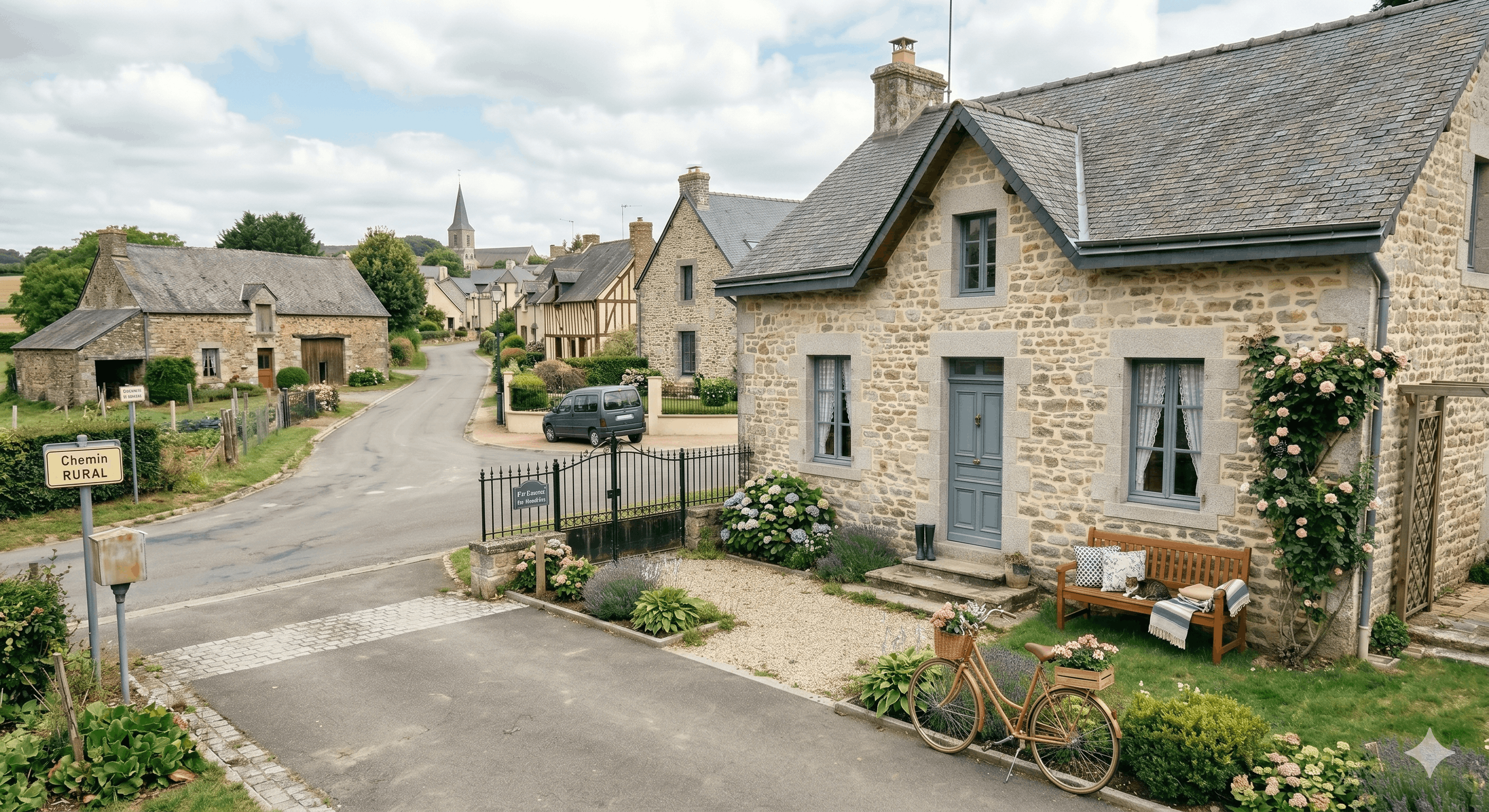 Après nettoyage façade pierre naturelle Mayenne